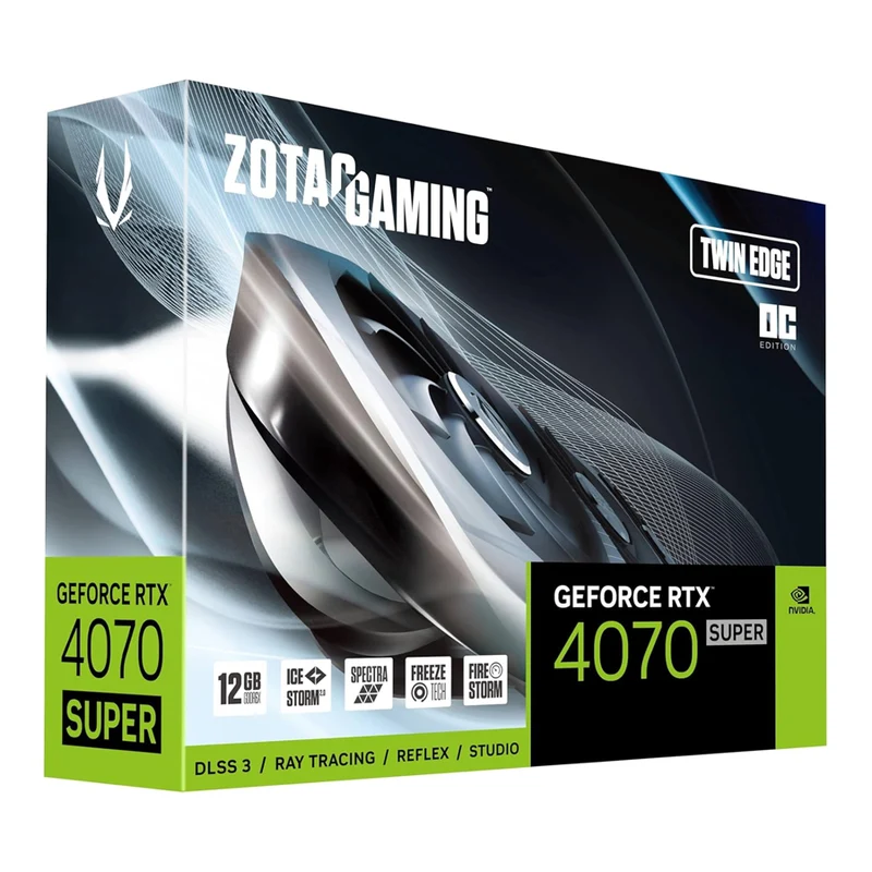 Zotac Gaming GeForce RTX 4070 Super Twin Edge OC 12GB GDDR6X Graphics Card (ZT-D40720H-10M)