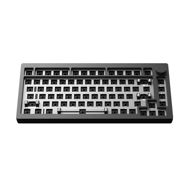 Monsgeek M1W V3 Barebone DIY Kit Aluminum Case Multi-Mode RGB Hot-Swappable Mechanical Keyboard (Dark Night)