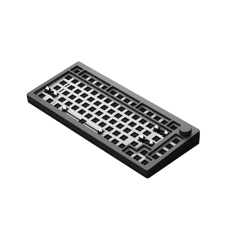 Monsgeek M1W V3 Barebone DIY Kit Aluminum Case Multi-Mode RGB Hot-Swappable Mechanical Keyboard (Dark Night)