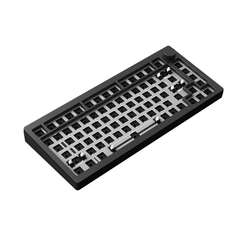 Monsgeek M1W V3 Barebone DIY Kit Aluminum Case Multi-Mode RGB Hot-Swappable Mechanical Keyboard (Dark Night)