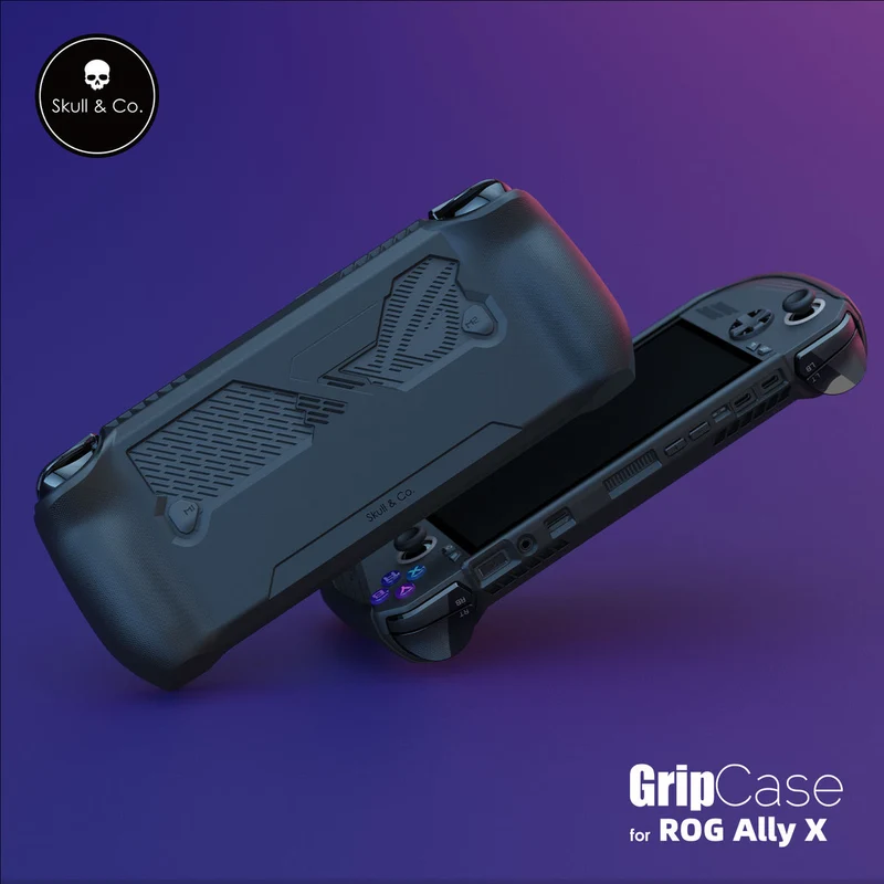 Skull & Co. Grip Case Bundle for ROG Ally X (Black) (ALGCSET-X-BK)