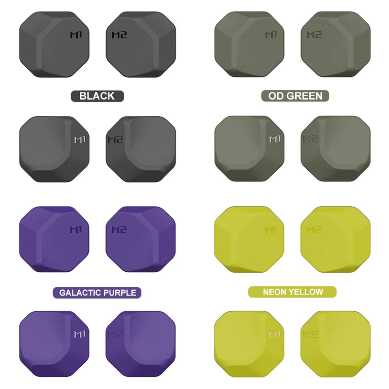 Skull & Co. Back Button Enhancement Set for ROG Ally X (4-pcs.) (Black, Galactic Purple, Neon Yellow, OD Green)