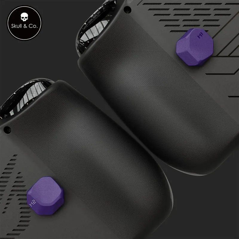 Skull & Co. Back Button Enhancement Set for ROG Ally X (4-pcs.) (Black, Galactic Purple, Neon Yellow, OD Green)