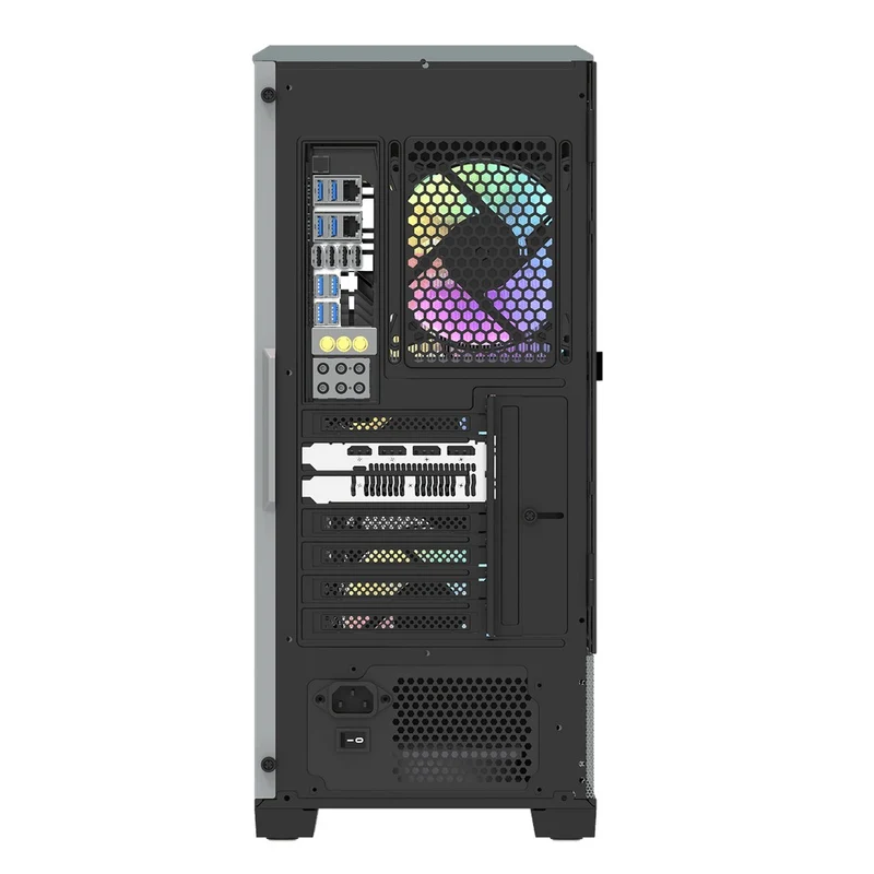 DarkFlash DLC 31 TG Side Panel Luxury PC Gaming Case (Grey)