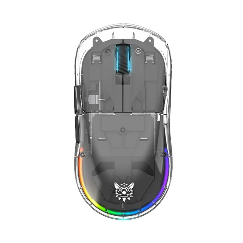Onikuma CW926 RGB Dual-Mode eSports Gaming Mouse (Black, Transparent)