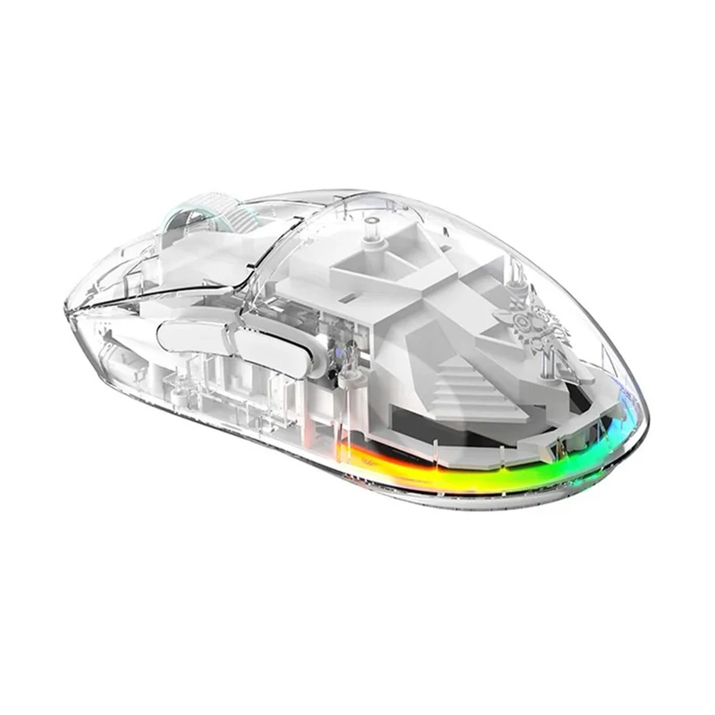 Onikuma CW926 RGB Dual-Mode eSports Gaming Mouse (Black, Transparent)