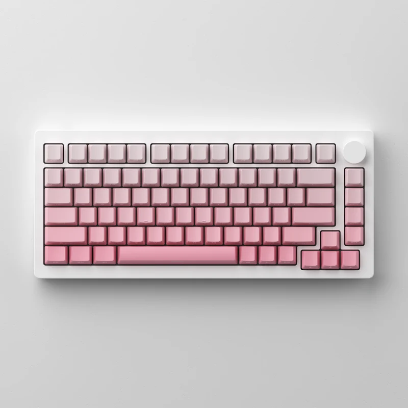 MonsGeek M1W V3 SP Aluminum Case Multi-Mode RGB Hot-Swappable Mechanical Keyboard (Moonlight White) (Akko V3 Piano Pro Switch)