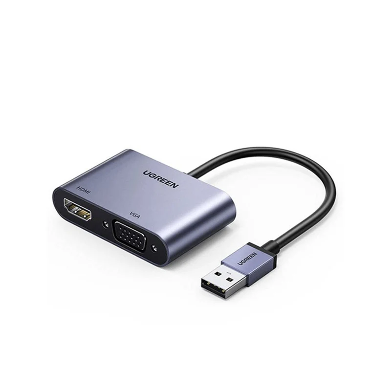 Ugreen USB 3.0 to HDMI+VGA Converter (CM449/20518)