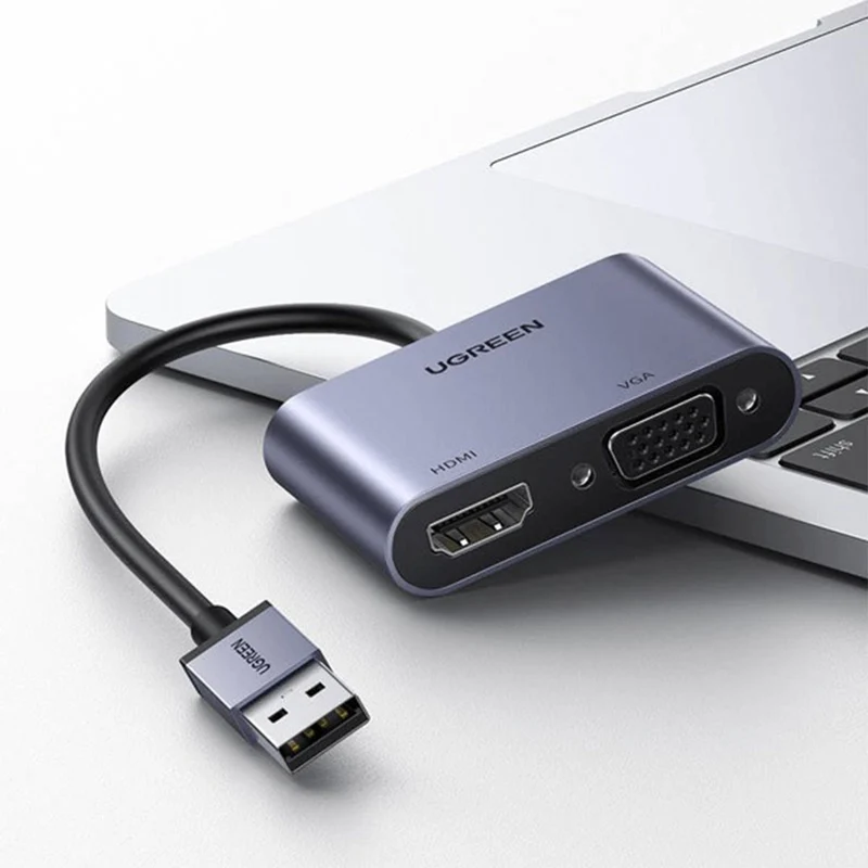 Ugreen USB 3.0 to HDMI+VGA Converter (CM449/20518)