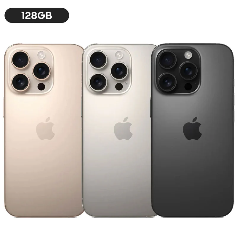 Apple iPhone 16 Pro 128GB (Desert Titanium, Natural Titanium, Black Titanium)