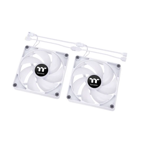 Thermaltake CT140 ARGB Sync PC Cooling Fan (2-Fan Pack) (Black, White)