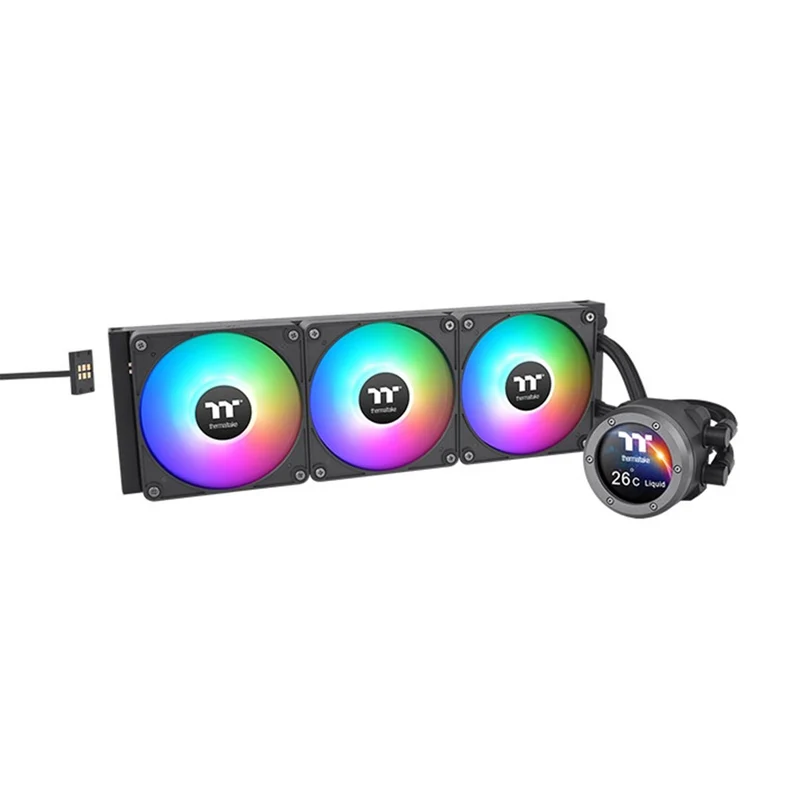 Thermaltake TH420 V2 Ultra EX ARGB Sync AIO Liquid Cooler (Black, Snow Edition)