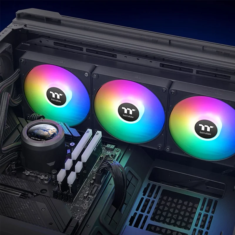 Thermaltake TH420 V2 Ultra EX ARGB Sync AIO Liquid Cooler (Black, Snow Edition)