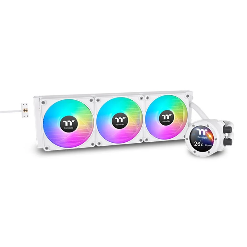 Thermaltake TH420 V2 Ultra EX ARGB Sync AIO Liquid Cooler (Black, Snow Edition)