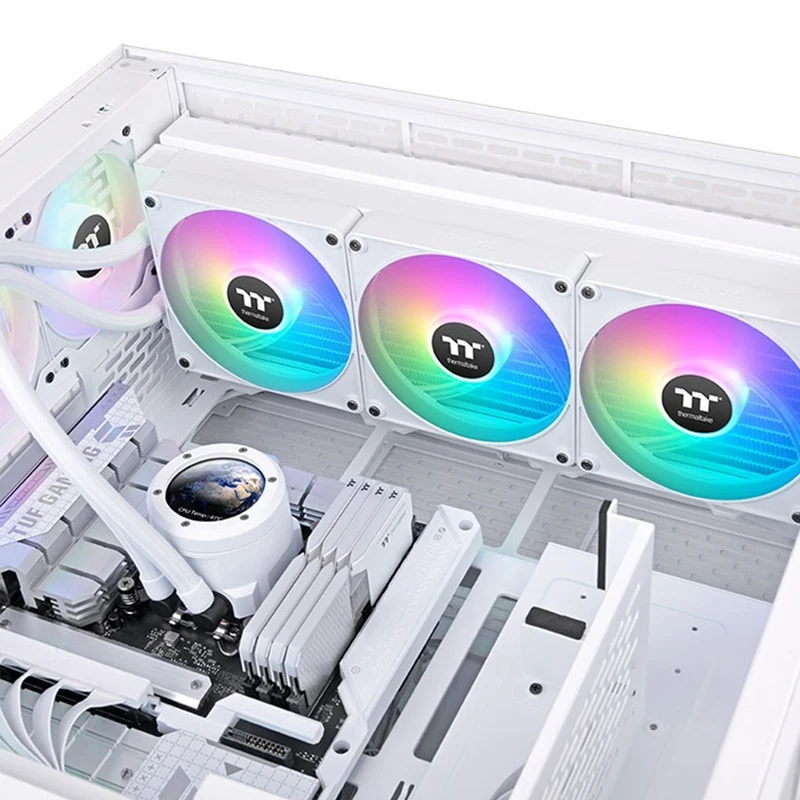 Thermaltake TH420 V2 Ultra EX ARGB Sync AIO Liquid Cooler (Black, Snow Edition)