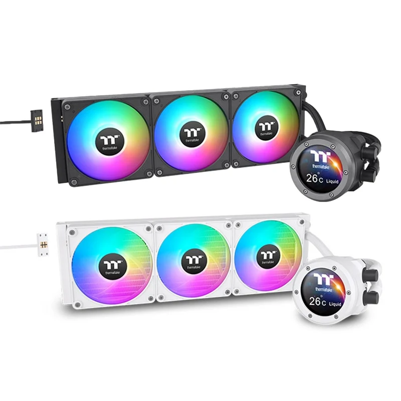 Thermaltake TH360 V2 Ultra EX ARGB Sync AIO Liquid Cooler (Black, Snow Edition)