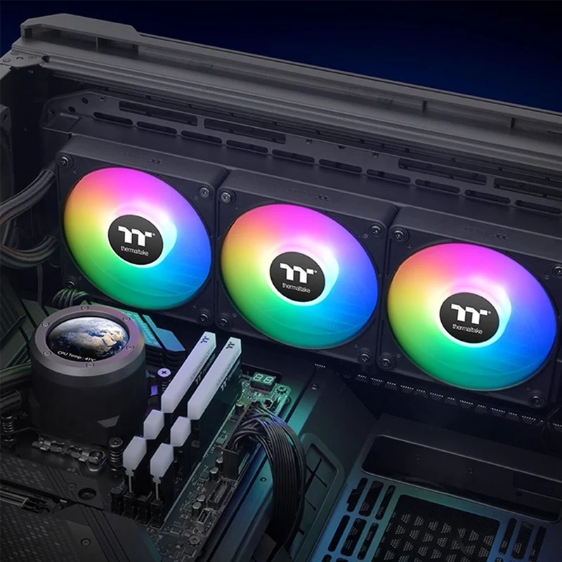 Thermaltake TH360 V2 Ultra EX ARGB Sync AIO Liquid Cooler (Black, Snow Edition)