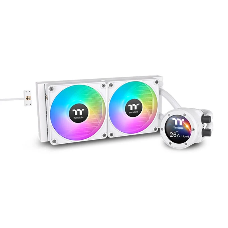 Thermaltake TH280 V2 Ultra EX ARGB Sync AIO Liquid Cooler (Black, Snow Edition)