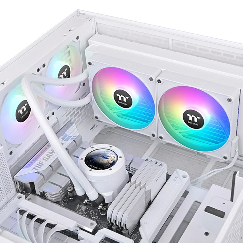 Thermaltake TH280 V2 Ultra EX ARGB Sync AIO Liquid Cooler (Black, Snow Edition)