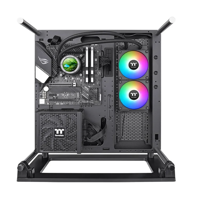 Thermaltake TH240 V2 Ultra EX ARGB Sync AIO Liquid Cooler (Black, Snow Edition)