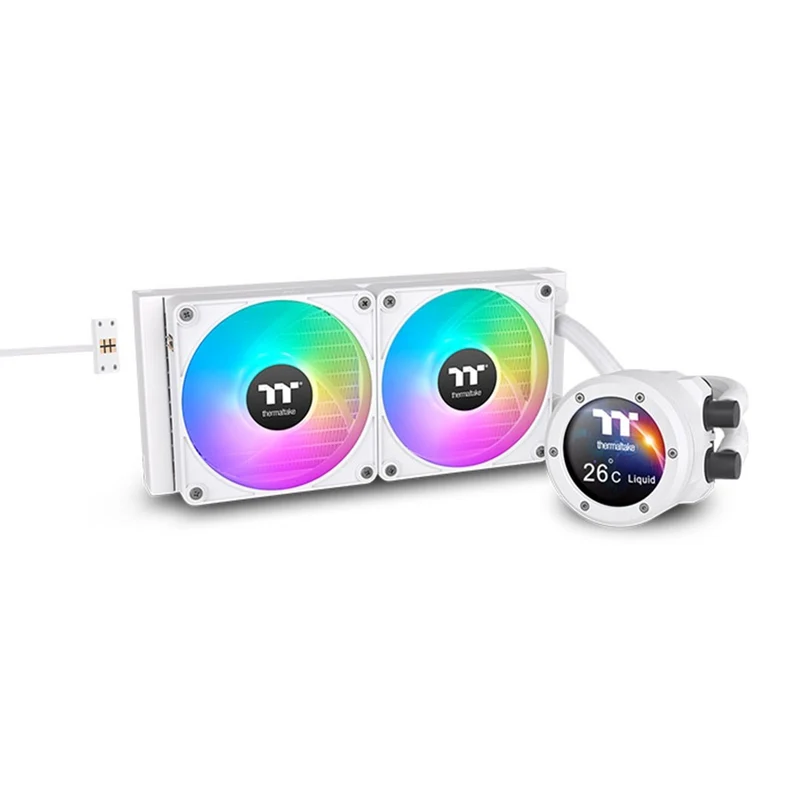 Thermaltake TH240 V2 Ultra EX ARGB Sync AIO Liquid Cooler (Black, Snow Edition)
