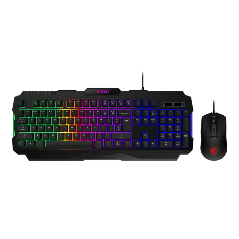 MSI Forge GK100 Combo Gaming RGB Keyboard & Mouse Set