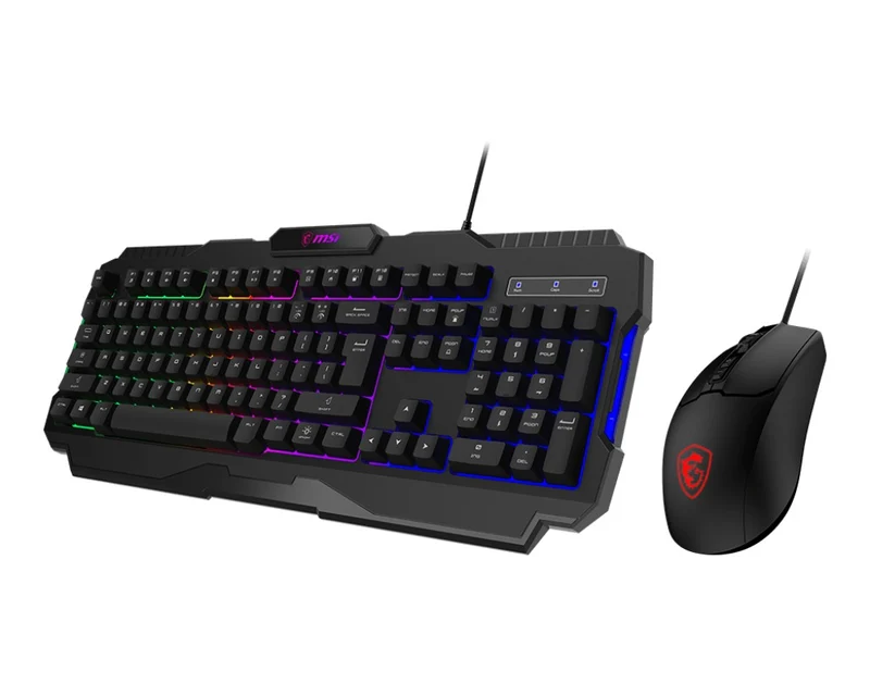 MSI Forge GK100 Combo Gaming RGB Keyboard & Mouse Set