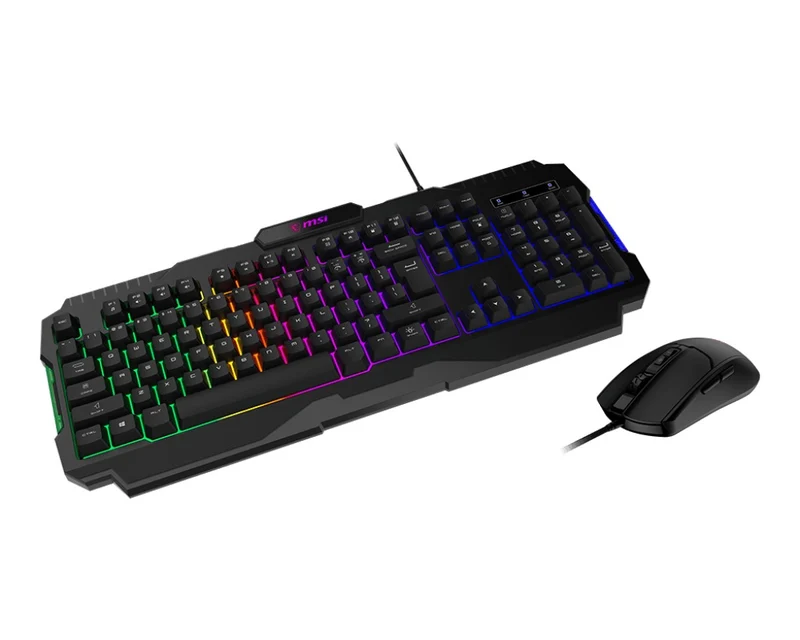 MSI Forge GK100 Combo Gaming RGB Keyboard & Mouse Set
