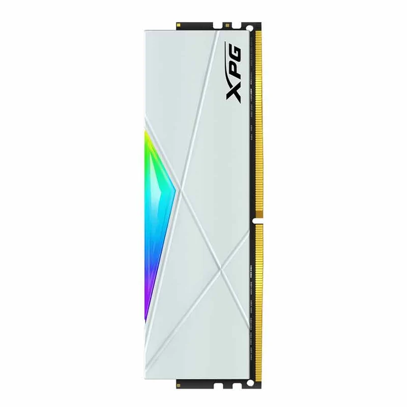 Adata XPG Spectrix D50 16GB (1x16GB) DDR4 RGB 3600MHz PC4-28800 CL18-22-22 1.35V Desktop Memory (White) (AX4U360016G18I-SW50)