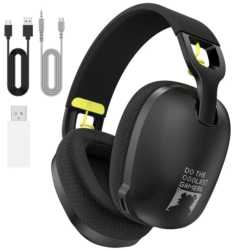 Onikuma B2 Tri-Mode Noise Cancellation Microphone Multi-Platform Gaming Headset (Black, White/Blue)