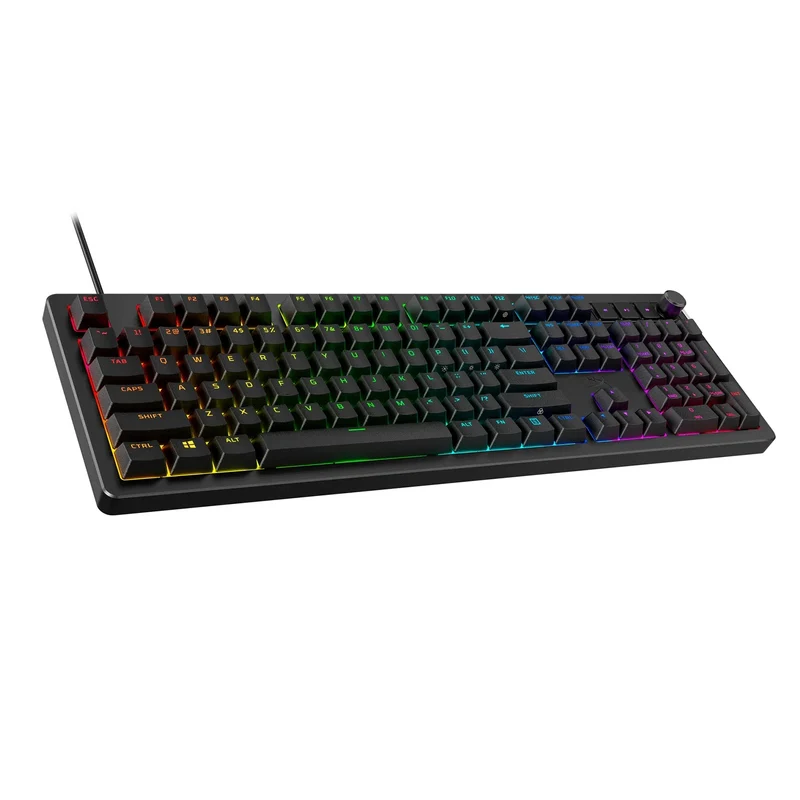HyperX Alloy Rise Full-Size RGB Mechanical Gaming Keyboard Black (Red Linear Switch) (7G7A3AA#ABA)