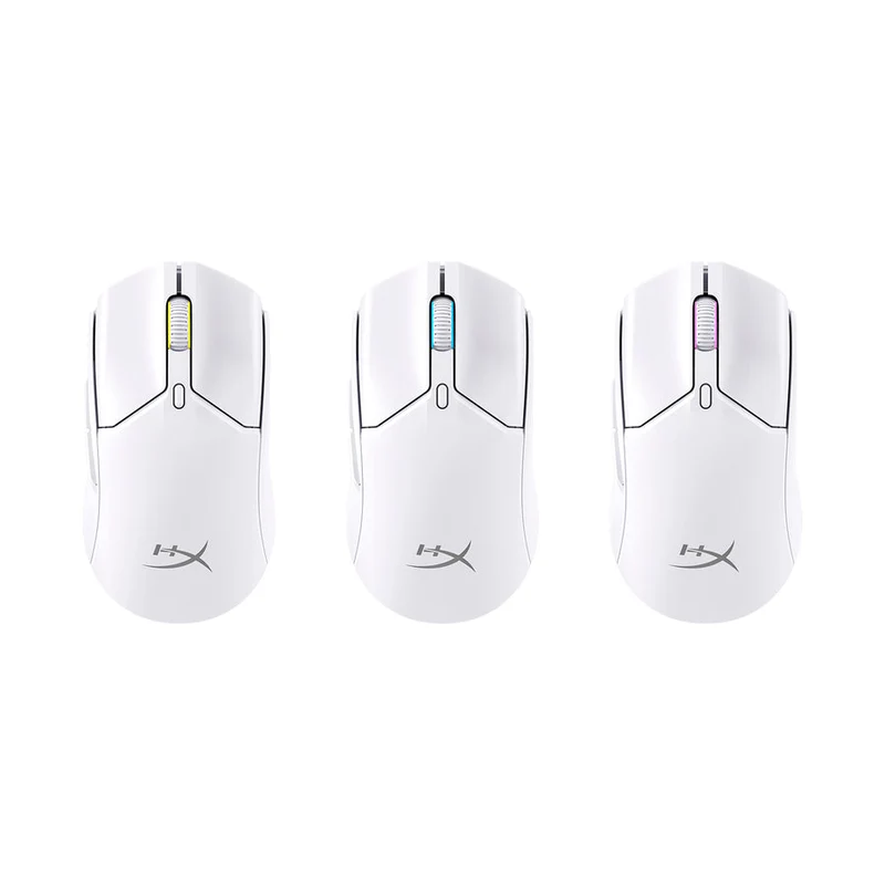 HyperX Pulsefire Haste 2 Mini RGB Ultra-Lightweight Wireless Gaming Mouse (Black, White)