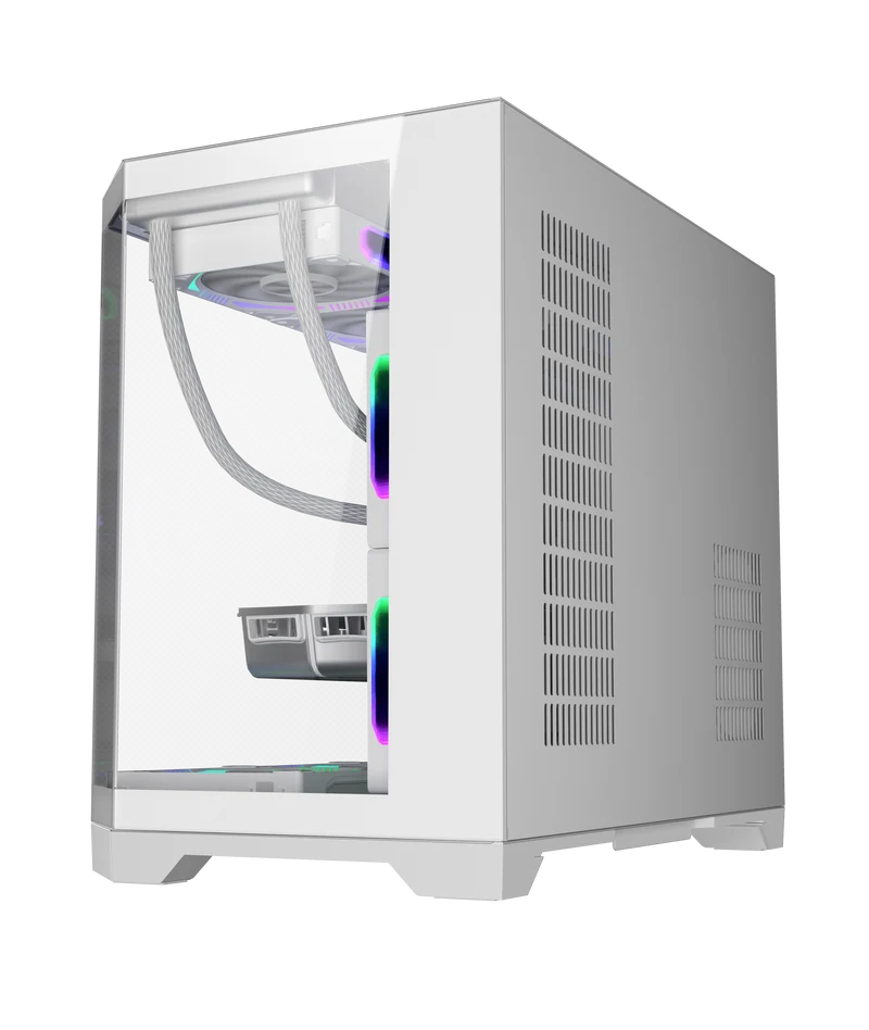Coolman Spectra M-ATX Case (Black, White)