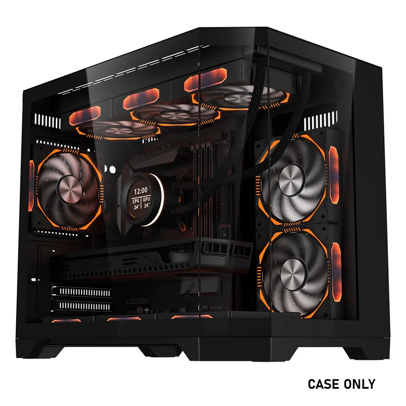 Coolman Spectra M-ATX Case (Black, White)
