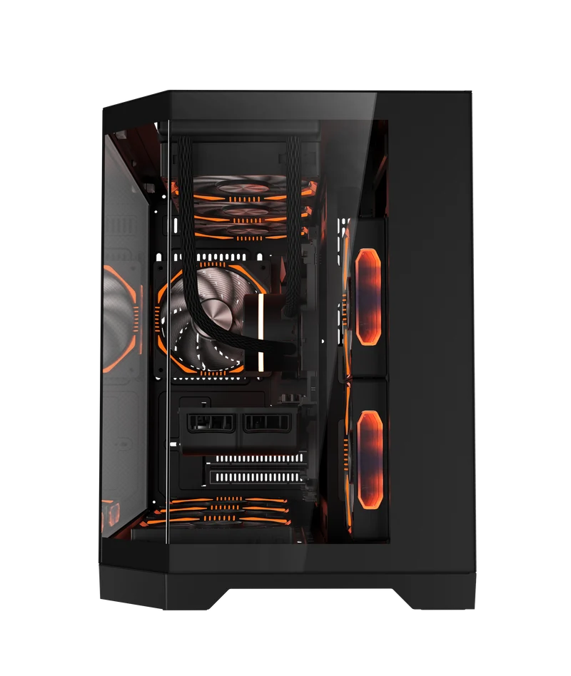 Coolman Spectra M-ATX Case (Black, White)