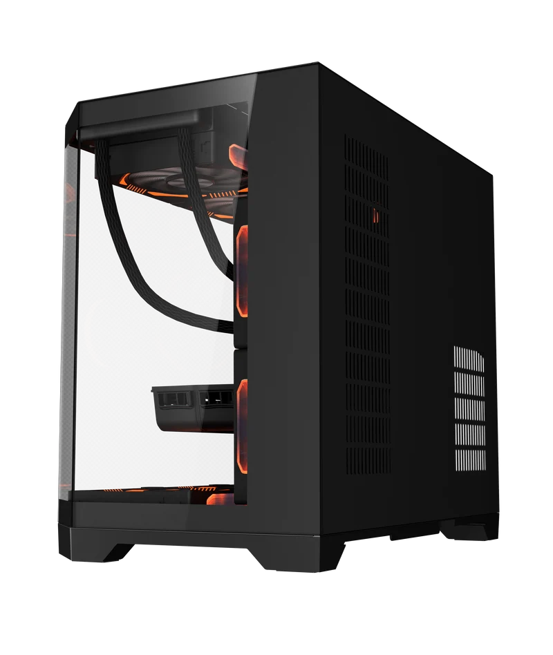 Coolman Spectra M-ATX Case (Black, White)