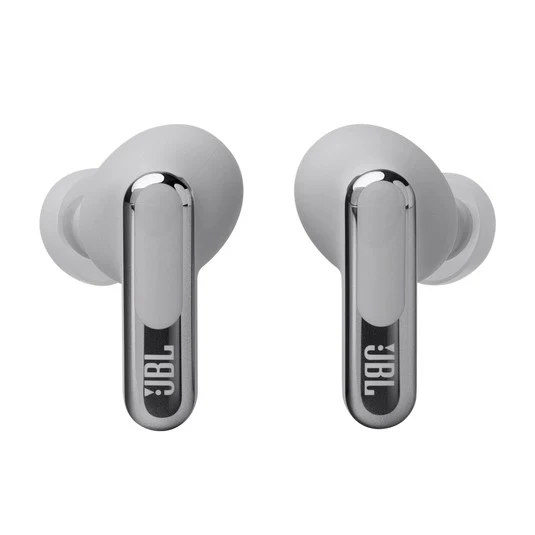 JBL Live Beam 3 True Wireless Noise Cancelling Closed-Stick Earbuds (Black, Silver, Purple, Blue)