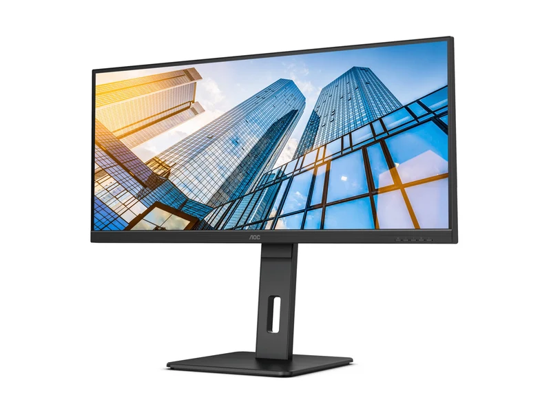 AOC U34P2C/71 34" WQHD (3440x1440) 75Hz 4ms GTG IPS Wide View Adaptive Sync Gaming Monitor (Black)