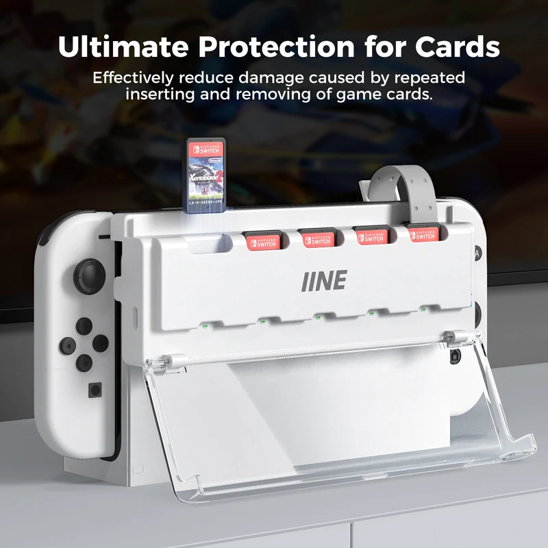 IINE 5-in-1 Game Cards Switcher for Switch/ Switch OLED (L863)