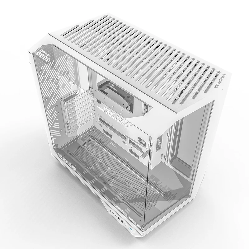 Darkflash Arcee DY470 TG Side Panel ATX Luxury PC Case (Black, White)