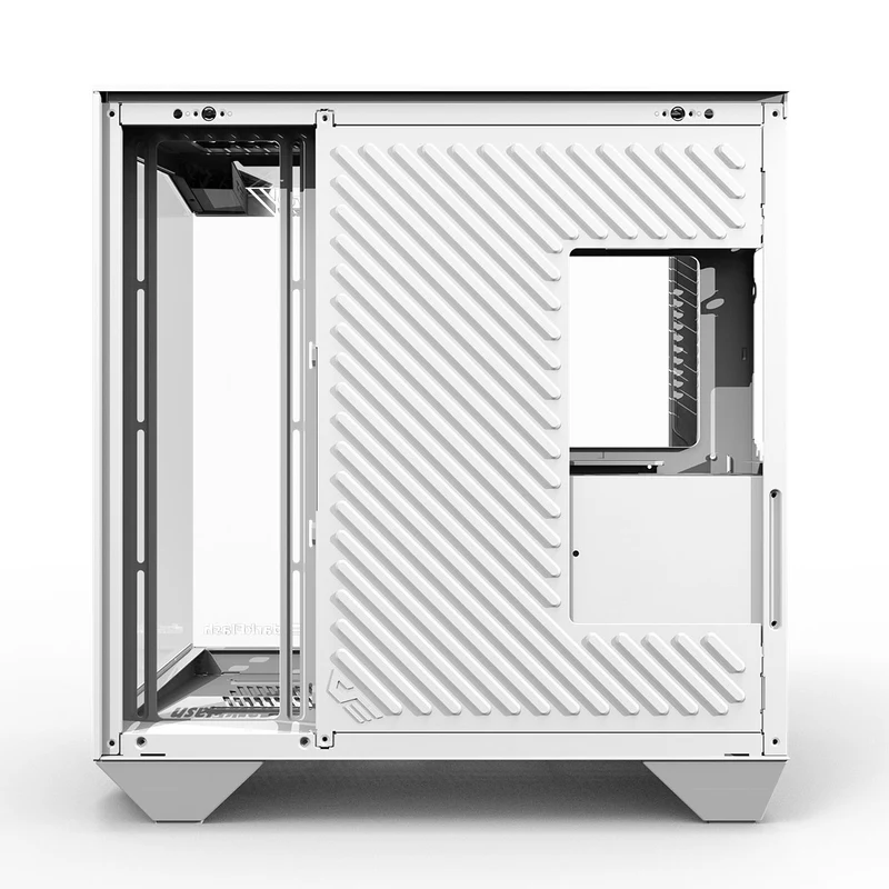 Darkflash Arcee DY470 TG Side Panel ATX Luxury PC Case (Black, White)