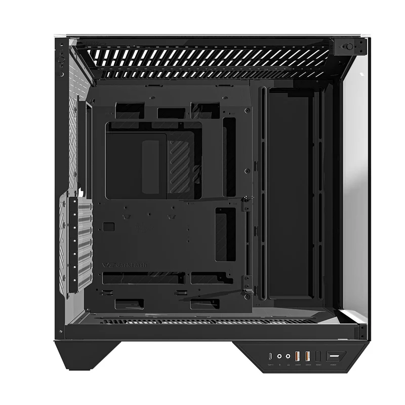 Darkflash Arcee DY470 TG Side Panel ATX Luxury PC Case (Black, White)