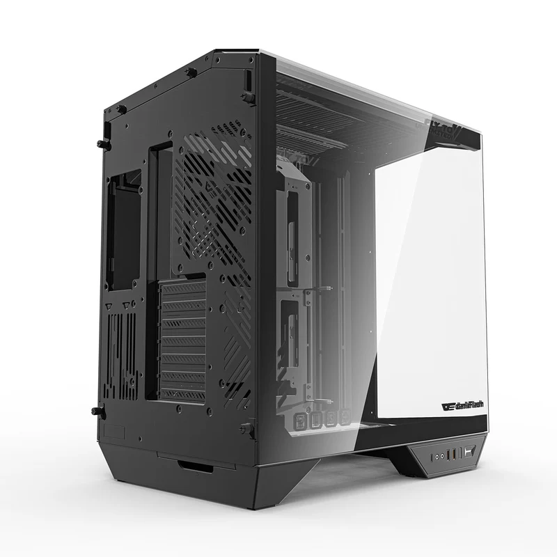 Darkflash Arcee DY470 TG Side Panel ATX Luxury PC Case (Black, White)