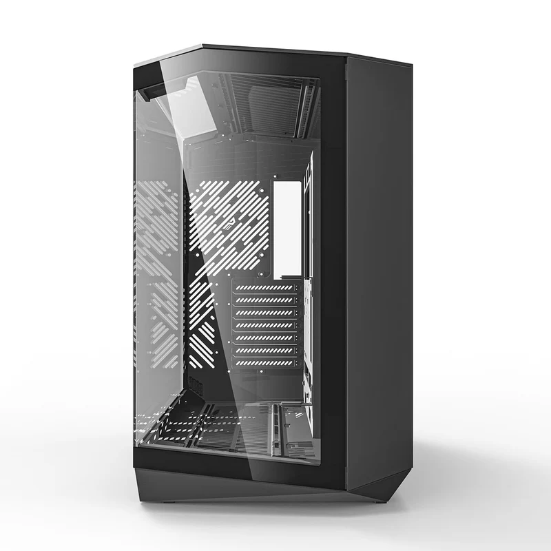 Darkflash Arcee DY470 TG Side Panel ATX Luxury PC Case (Black, White)