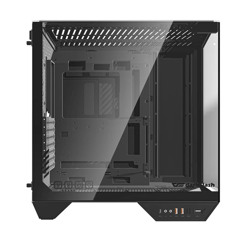 Darkflash Arcee DY470 TG Side Panel ATX Luxury PC Case (Black, White)
