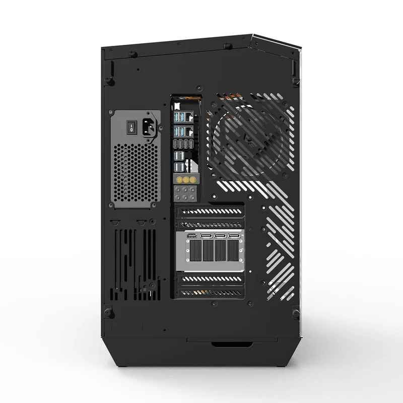 Darkflash Arcee DY470 TG Side Panel ATX Luxury PC Case (Black, White)