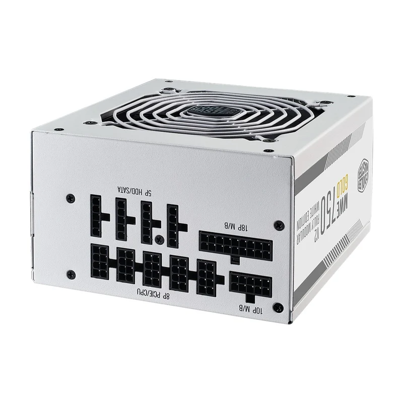 Cooler Master MWE Gold 750W V2 ATX 3.0 Full-Modular Power Supply (White Edition) (MPE-7501-AFAAG-3G)