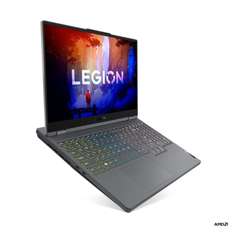 LENOVO Legion 5 15ARH7H 82RD001BPH Gaming Laptop (Storm Grey) | 15.6” WQHD | Ryzen 5 6600H | 16 GB RAM DDR5 | 512 GB SSD | RTX 3060 | Windows 11 Home | MS Office H&S 2021 | M300 RGB Gaming Mouse | Active Gaming Backpack
