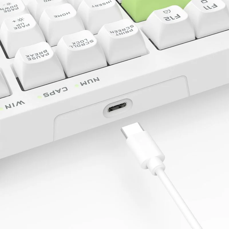 Redragon K518-RGB Crux 108-Key Wired Membrane Gaming Keyboard (Grey/Black, White/Green, Milk Tea)