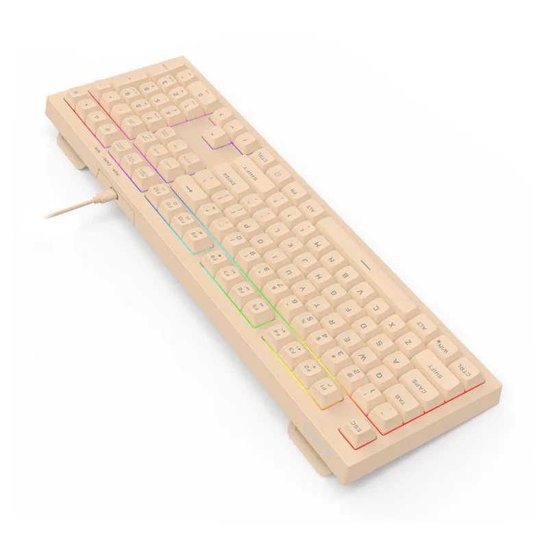 Redragon K518-RGB Crux 108-Key Wired Membrane Gaming Keyboard (Grey/Black, White/Green, Milk Tea)